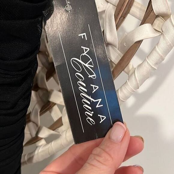 FAVIANA SHORT RUCHED JERSEY DRESS 7061 size 8 NWT - Picture 7 of 9